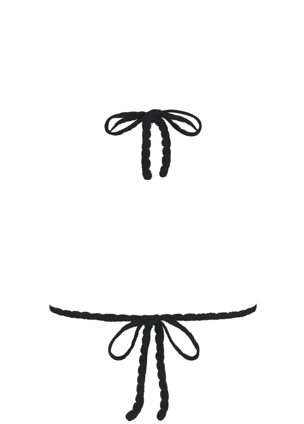 Bikini Perla Negra Crochet