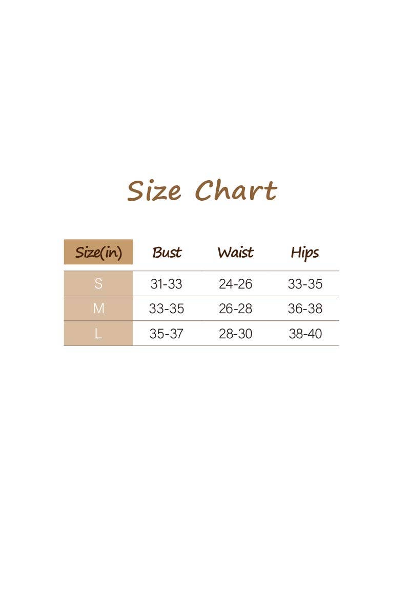 Conjunto de Bikini Chic con Detalles Elegantes: BROWN / L