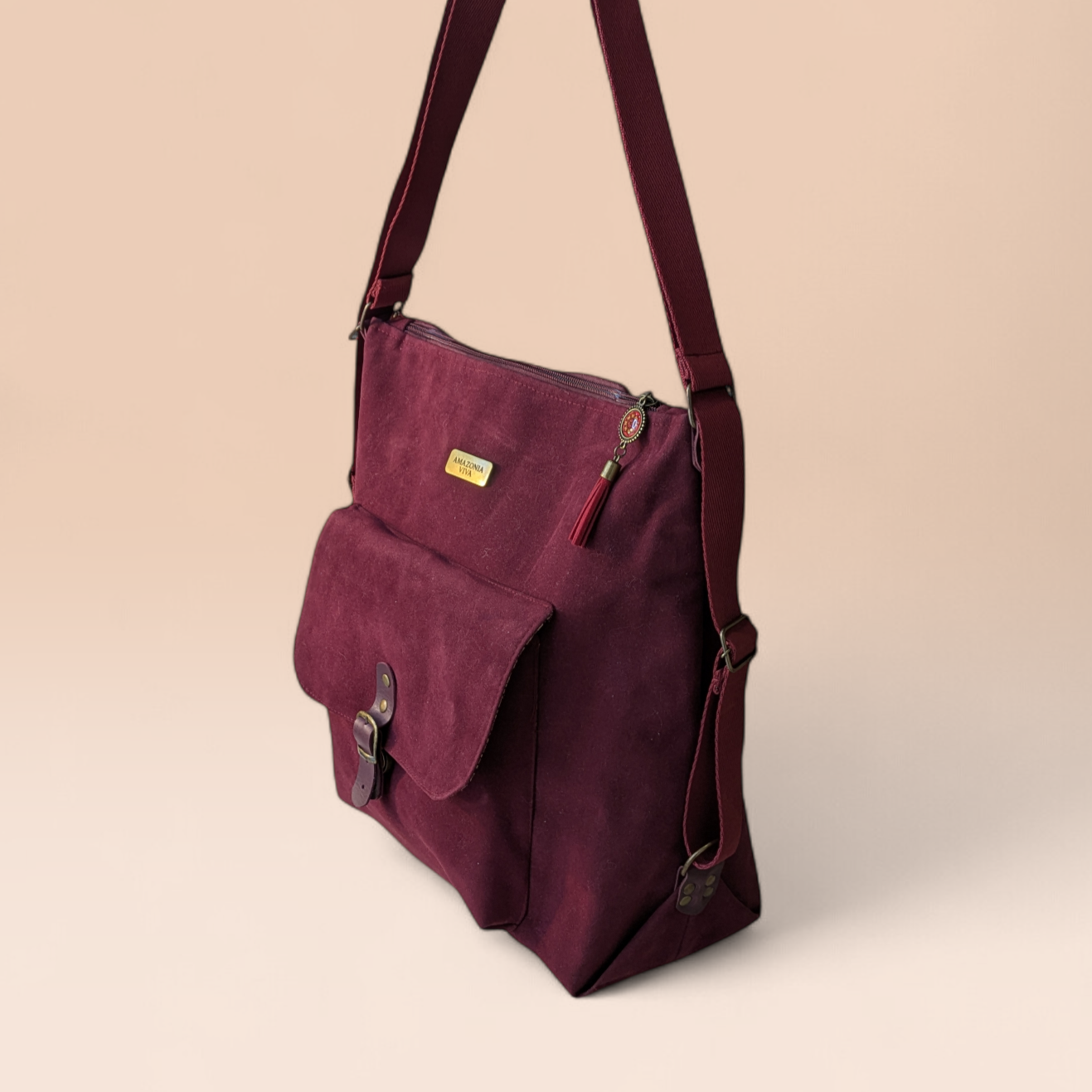 Ester Urban Bag - Bolso de Gamuza Convertible en Mochila