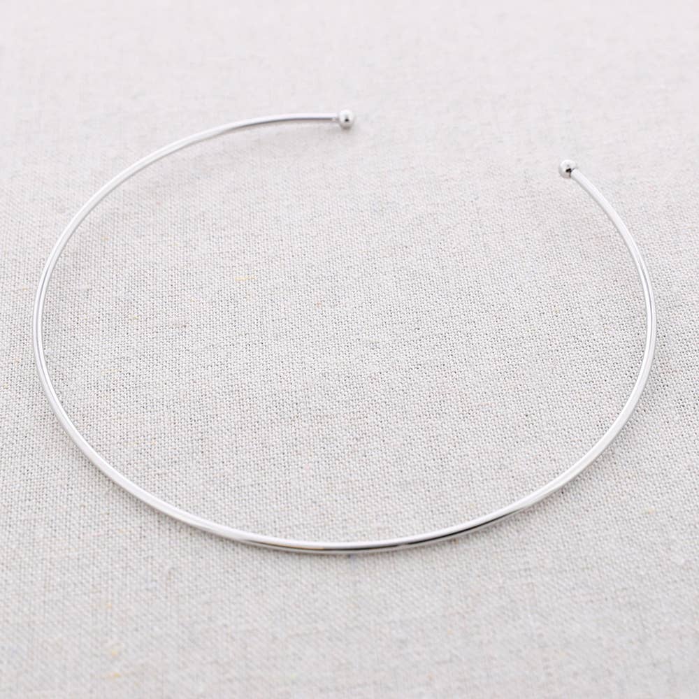 Gargantilla Acero Ajustable: Dorado