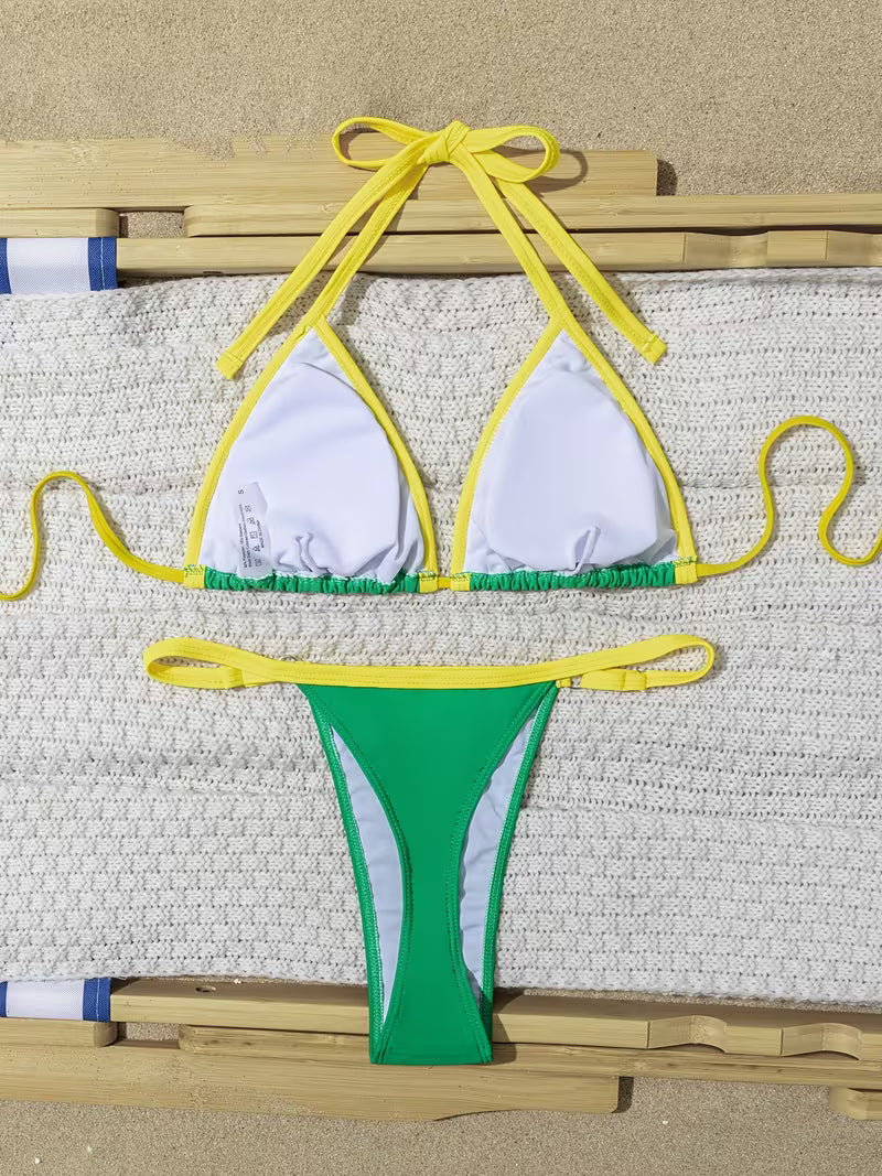 Conjunto Brasil Bikini Tanga