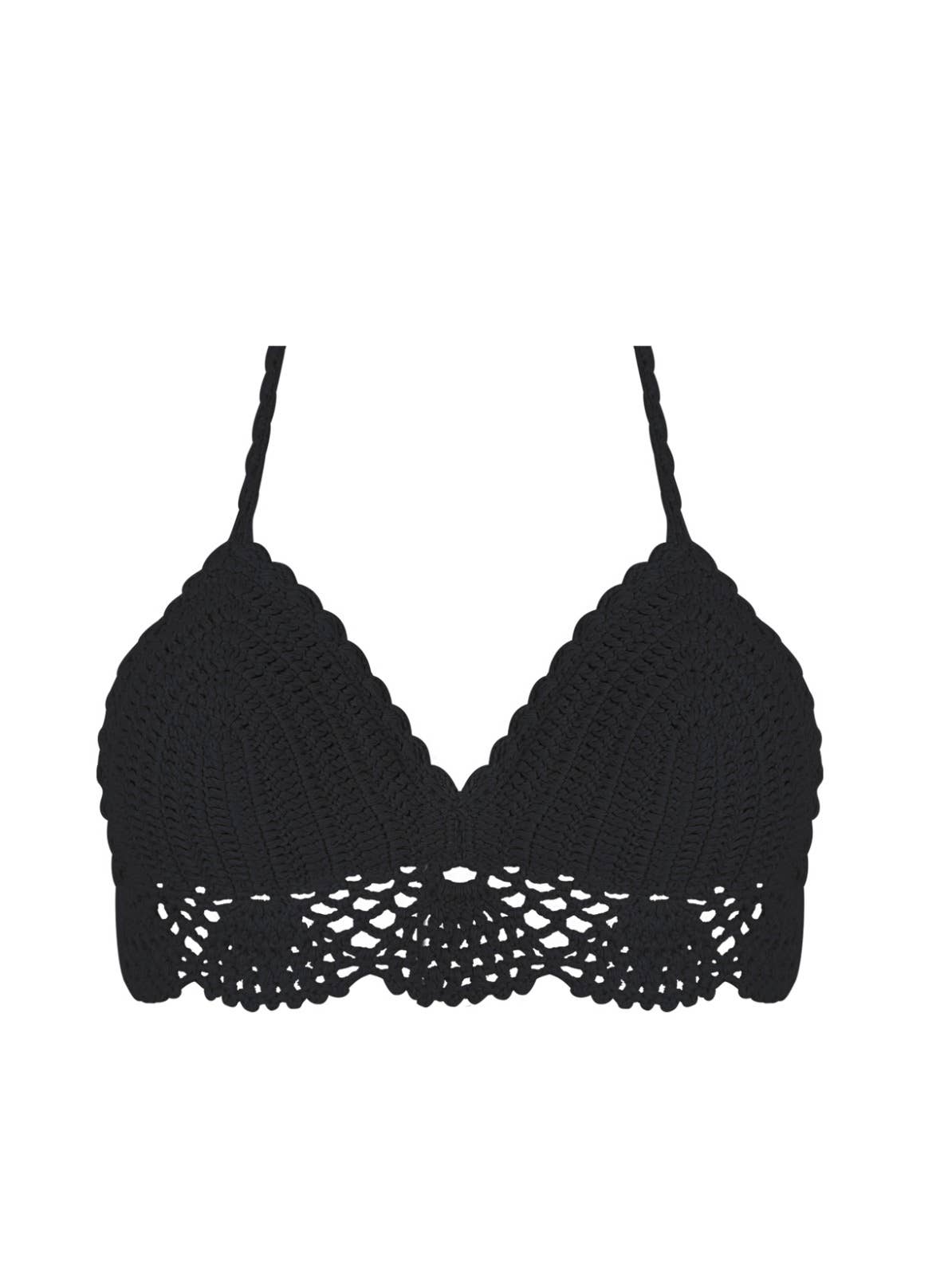 Bikini Perla Negra Crochet